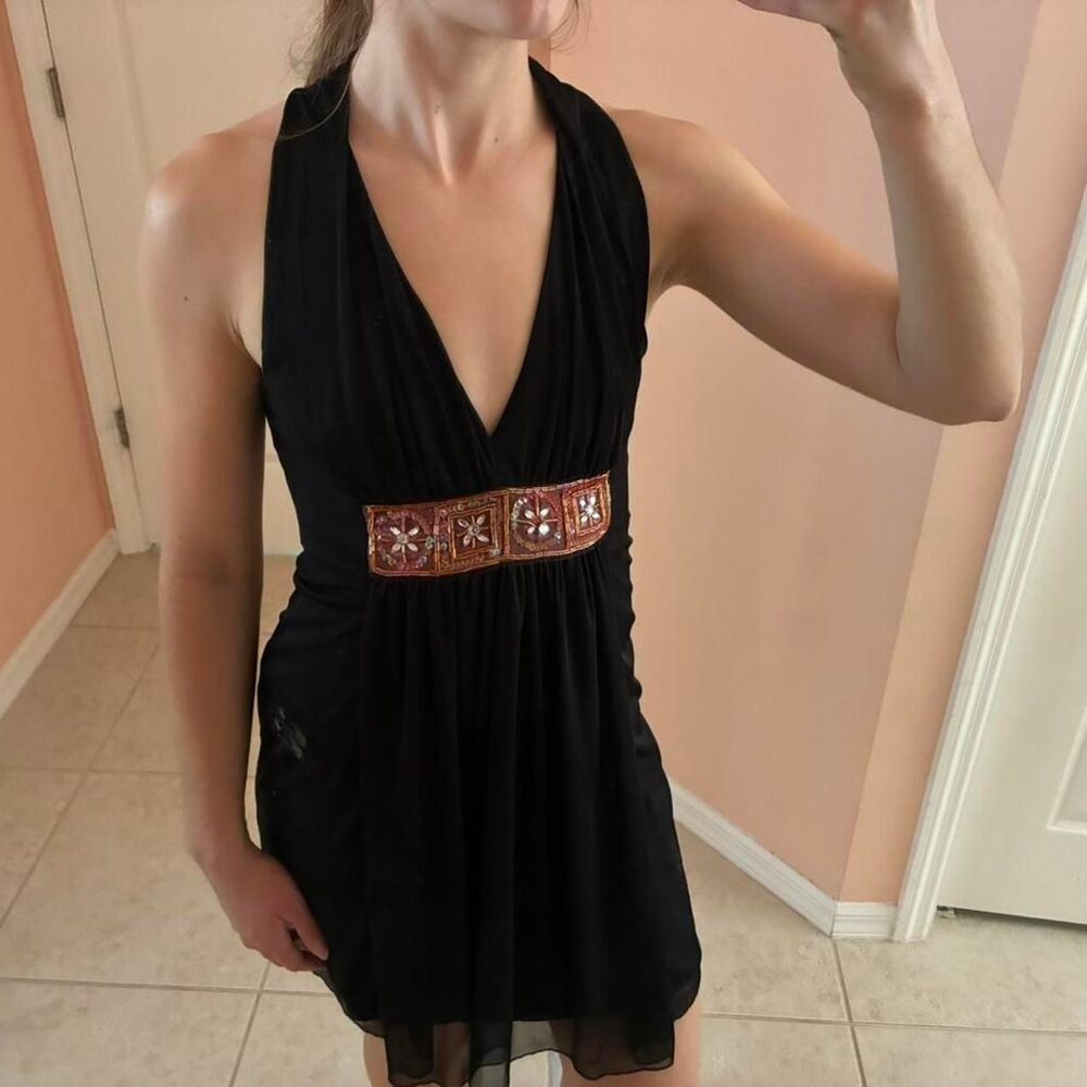 Ruby-rox Women's Black Dress